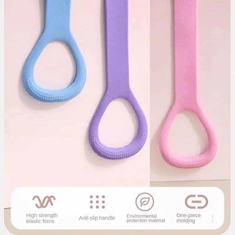 Tension Eight-Character Chest Expander Women's Open Back Practice Artifact Home Yoga Stretch Back Fitness Silicone Bold Stretch