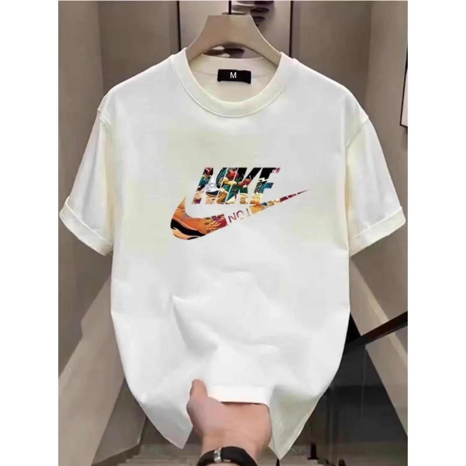 Áo Thun Local Brand Cotton tay dài form rộng Cotton Tay Ngắn Dáng Trang Áo Phong Nam trắng Local Brand