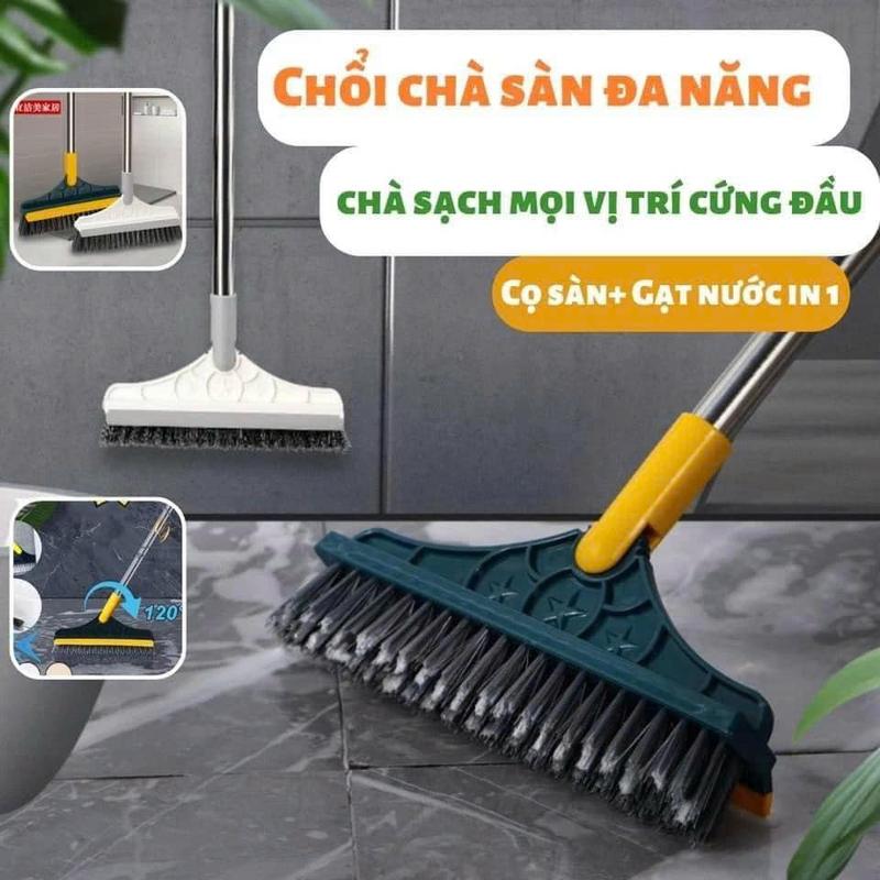 Cây Chà Sàn Nhà Tắm 2 Trong 1 JYoohome Chổi Cọ Sàn Gạt Nước Phòng Tắm Nhà Vệ…