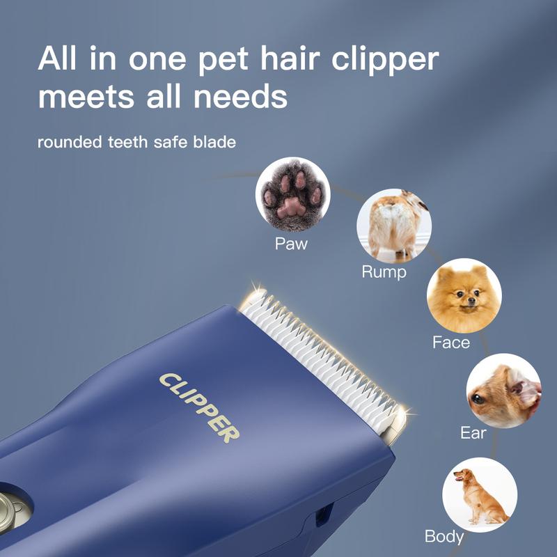 Small Dog Hair Clipper Electric Grooming Trimmer for Pets USB Rechargeable Cat Shaver Animals Haircut Machine waterproof 3
