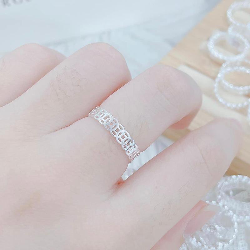 Nhẫn kim tiền Bạc ta đủ size nam nữ - Vàng bạc Khải Khải
