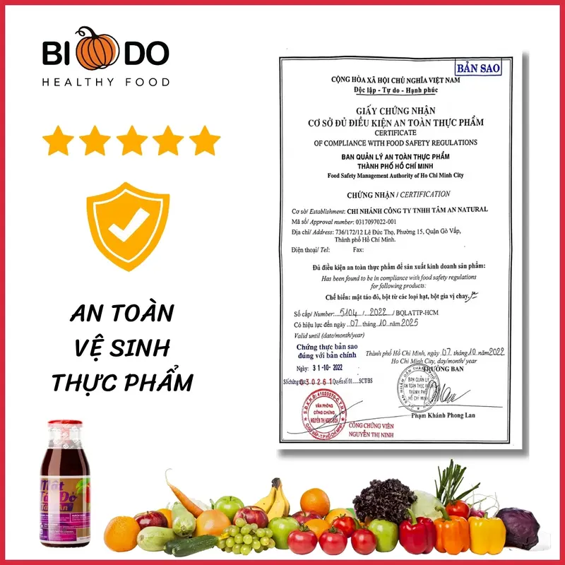 Mật Táo Đỏ Ích Mẫu 250ml Tâm An - Bí Đỏ Food - Điều Hòa Thanh Nhiệt An Tâm "Ngày Ấy" Không Caffeine  dành cho người ăn chay táo  đỏ mật  táo 6