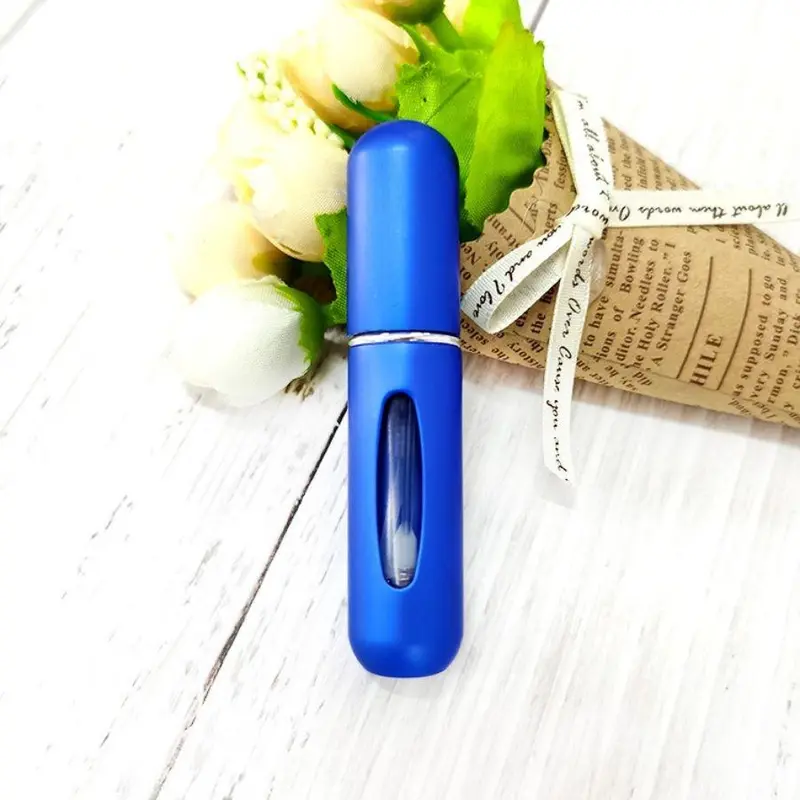 Perfume Dispenser, 1 Count Travel Refillable Perfume Bottle, 5ml Portable Perfume Bottle, Cylindrical Spray Bottles, Perfume Storage Tools 2