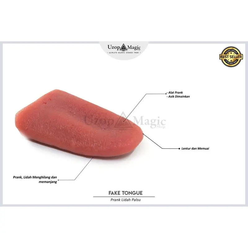 Fake Tongue (Alat Sulap Mainan) - Uzop Magic 3