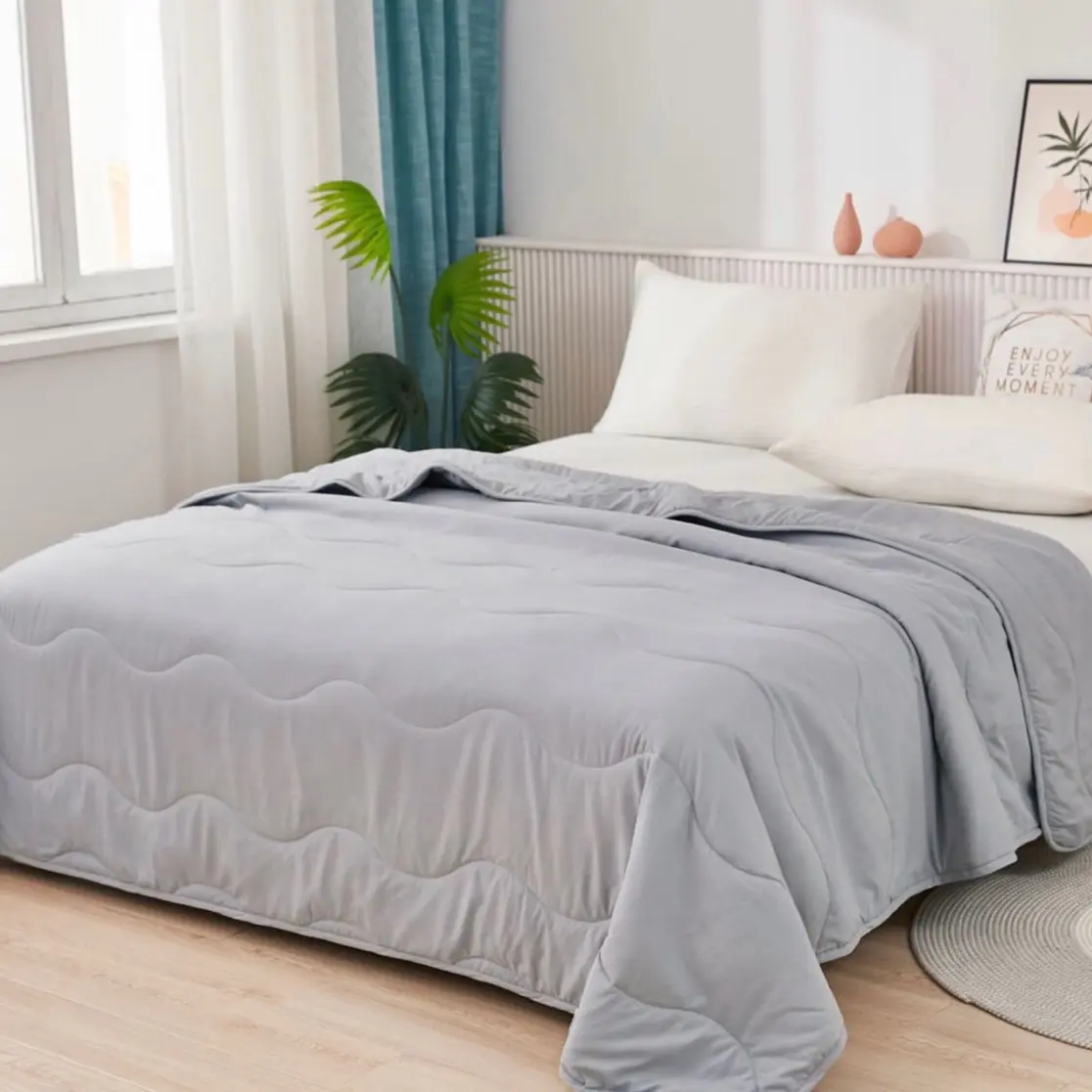 Bed Cover Microfiber Emboss