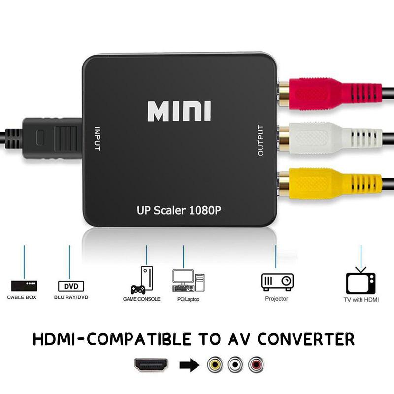 Product Introduction of Bộ chuyển đổi AV sang HDMI, 1 bộ, Hỗ trợ đầu ra độ nét cao 1080p hoặc 720p, Không cần cài đặt trình điều khiển, Cầm Tay, linh hoạt, cắm và chạy Phụ Kiện 99