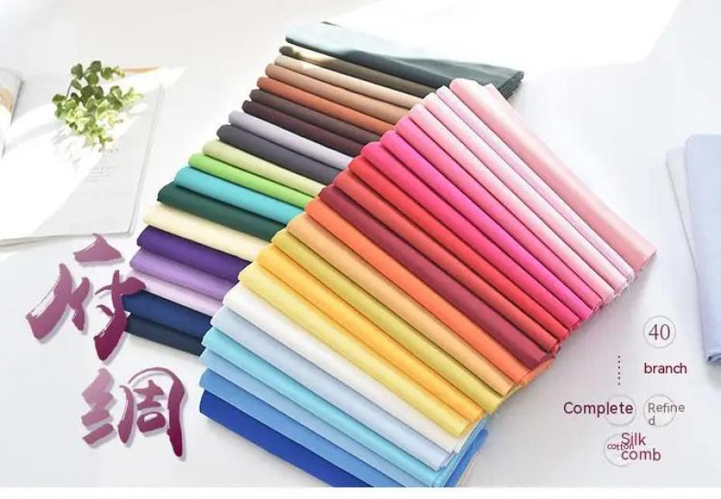 Product Introduction of 100% Cotton Pure Color Poplin Fabric Shirt Dress Doll Pillow Curtain Fashion Design Apparel Sewing Decorative Cloth by the Meter 8
