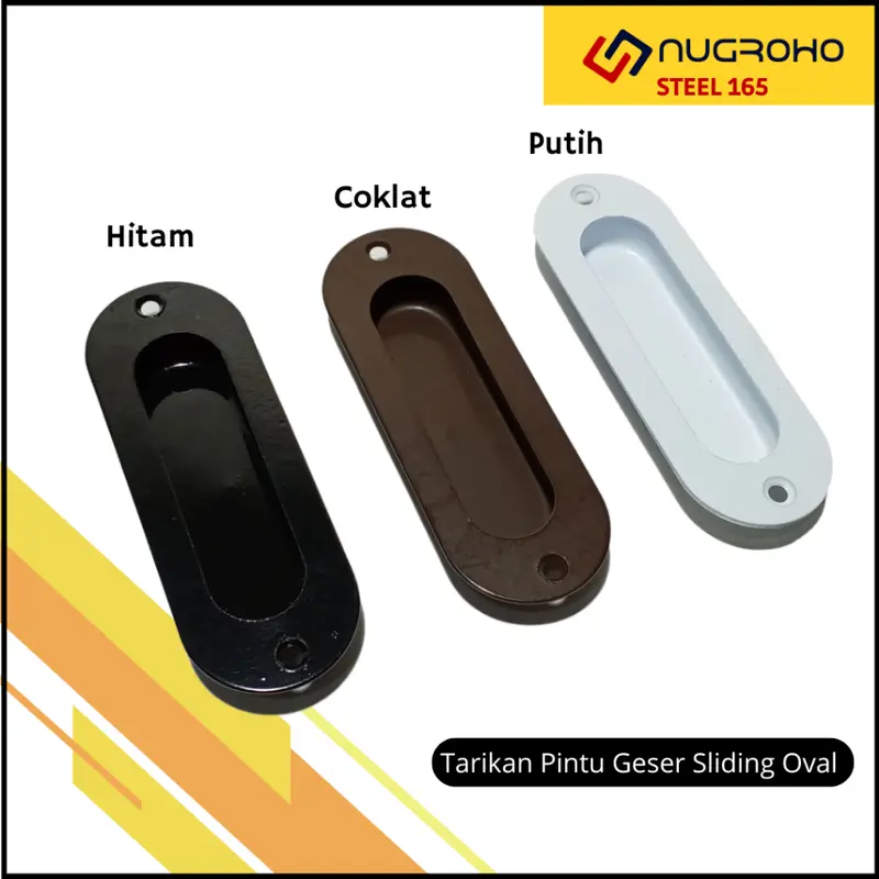 HANDLE TARIKAN PEGANGAN GAGANG PINTU SLIDING SLEDING GESER TANAM LEMARI LACI MINIMALIS 0