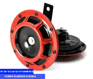 LOWIN HORN KLAKSON DOUBLE MOBIL YH 7653 12V 24V 125 MM SUPERTONE