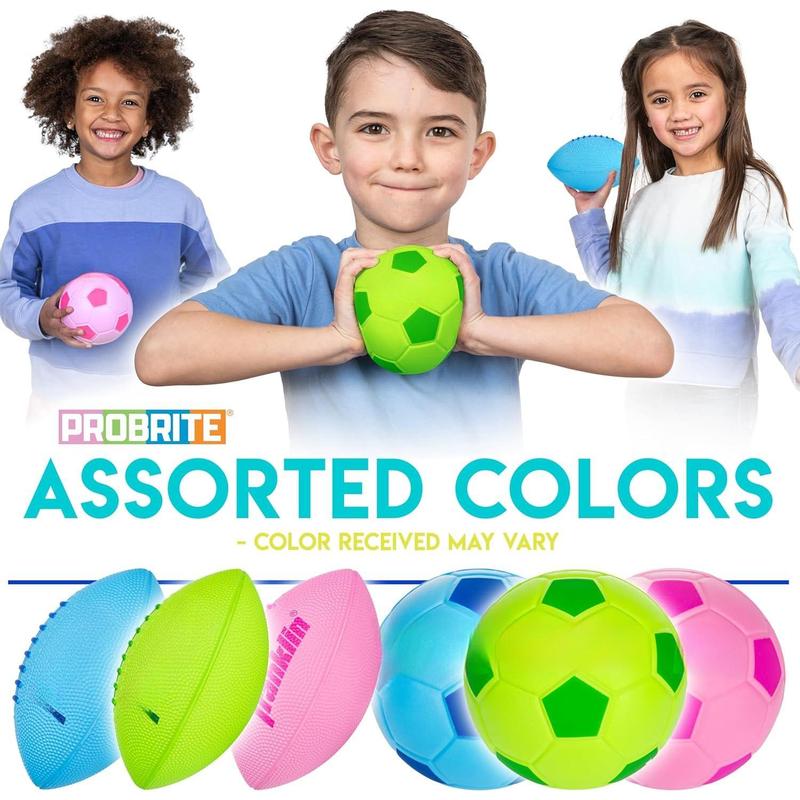 Football & Soccer Ball Mini Pro Brite Foam Football & Soccer Ball Mini Pro Brite Foam