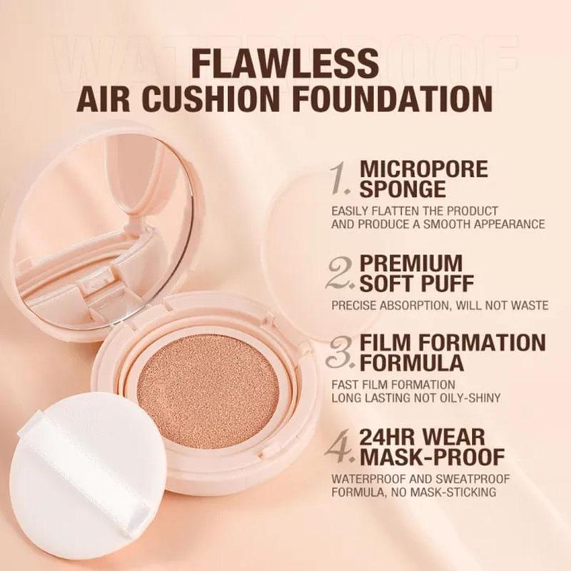Product Introduction of Matte Air Cushion BB Cream Deep Moisturizing Foundation Makeup Waterproof Concealer U7S7 33