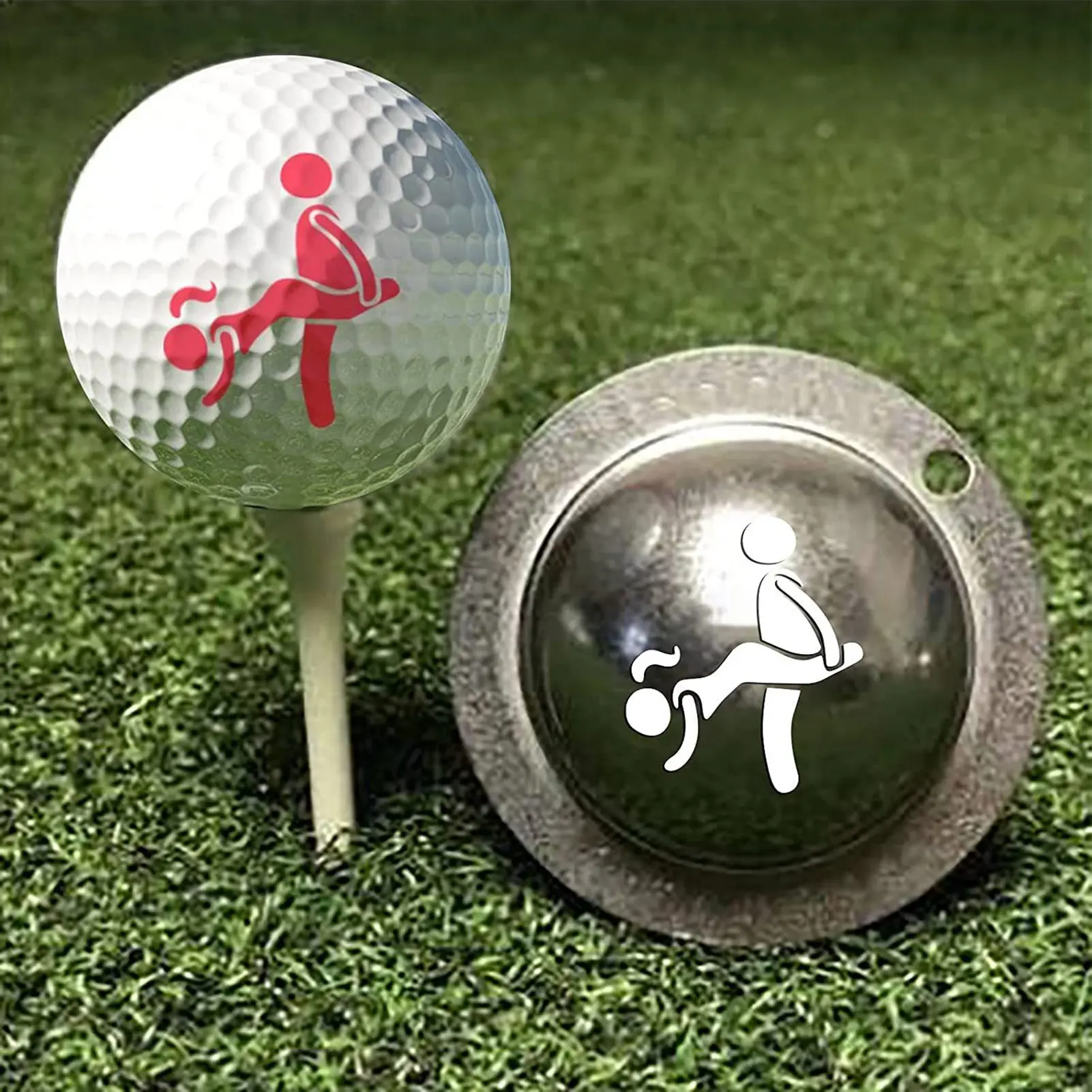 Điểm Đánh Dấu Bóng Golf Số Lượng Lớn Cho Nam, Điểm Đánh Dấu Định Vị, Trang Trí Bằng Thép Không Gỉ, Các Loại Họa Tiết Giả Mạo, Nhãn Bóng Golf