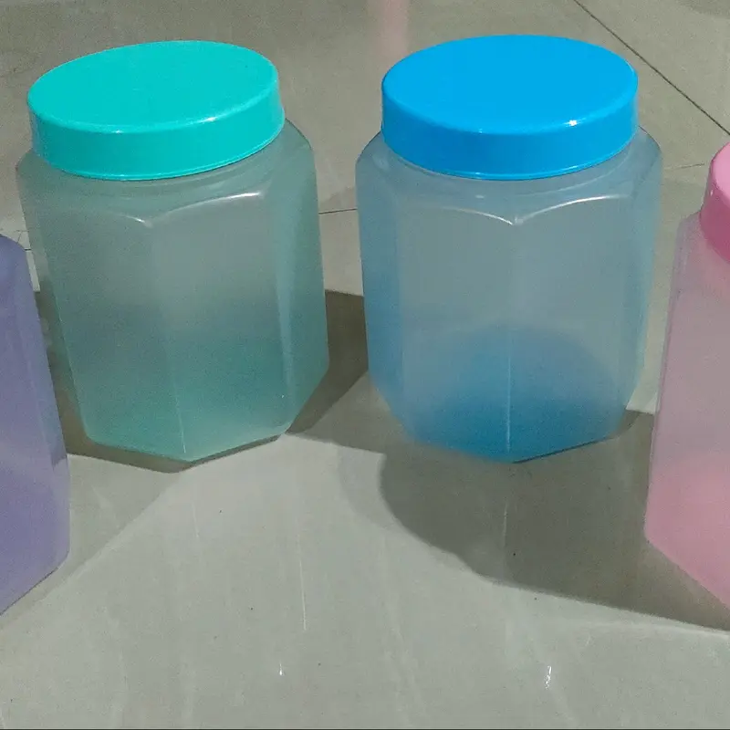 Toples plastik ukuran 1kg gula (GARANSI PECAH GANTI BARU) 0