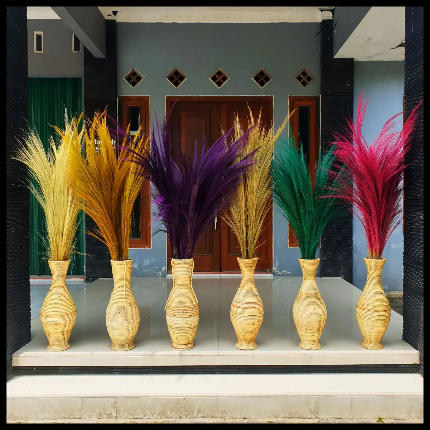 5 Ikat Rayung Pampas Warna Warni