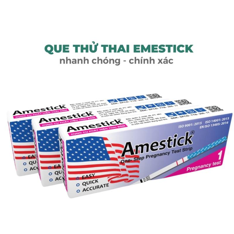  Que Thử Thai Amestick TANAPHAR Dụng Cụ Phát Hiện Thai Sớm 2 Vạch Chính Xác 