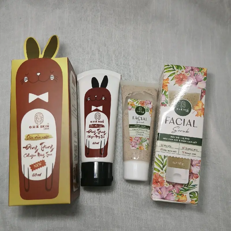 M 14A-Combo 2 sản phẩm  sữa rửa mặt + ủ trắng . Hỗ trợ sạch bụi bẩn trên da, kể cả da mụn và da dầu. Cho cả học sinh và sinh viên 3