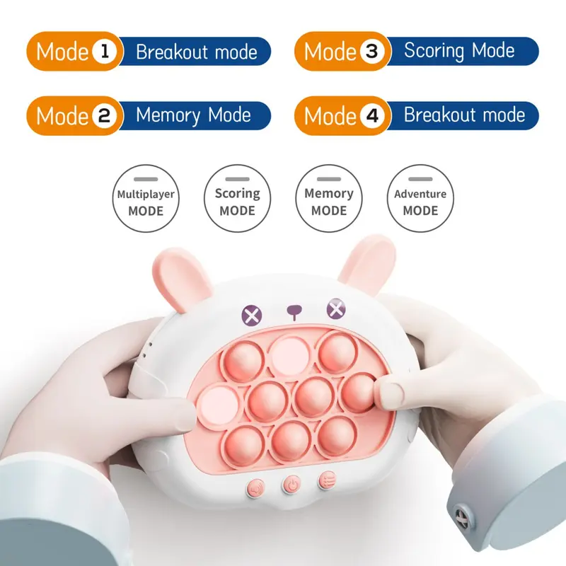 Mainan Anak Game Console Pop it Electic, Electic Puzzle Challenge 1