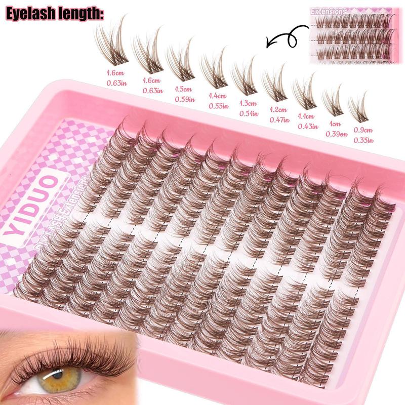Product Introduction of Cross Curl Fake Eyelashes for Natural Look Eyelash Extensions, 216pcs/box Individual False Eyelashes, False Eyelashes for Women Eye Makeup Enhancement 1