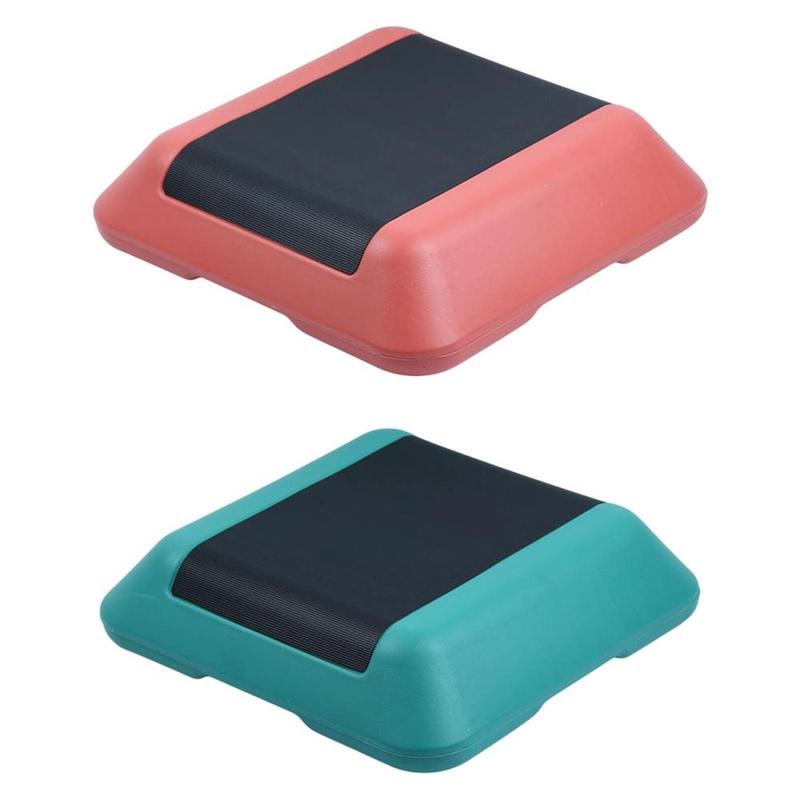 Bệ bước tập thể dục, Bề Mặt kết cấu, 15,7 inch, Chịu Lực 100 kg, Chống Trượt, Thiết Bị bước tập thể dục nhịp điệu, Ổn Định và Cầm Tay Thích hợp cho các bài tập thể dục Aerobic 2