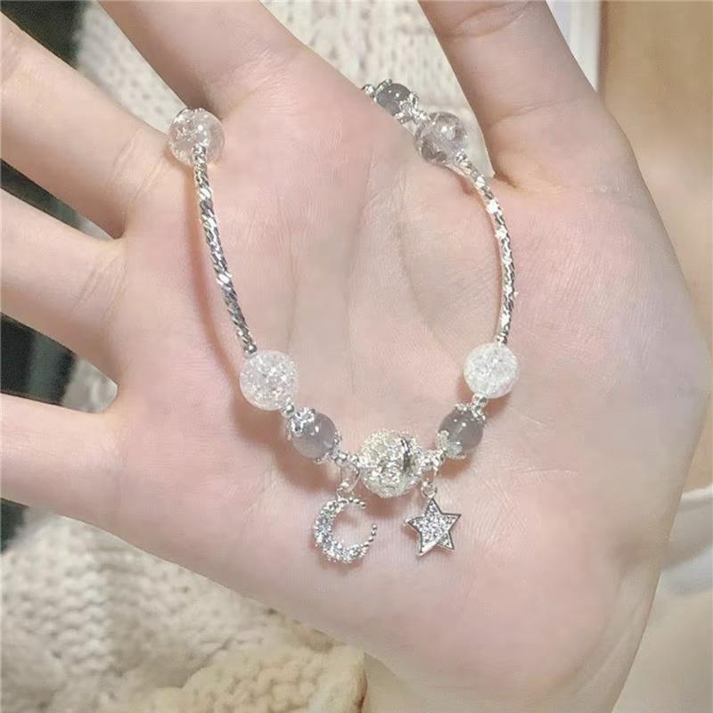 Vòng tay Charm Gems đá xà cừ mix thạch anh tóc tiên full charm lắc tay phong thủy, vòng tay nữ xinh, lắc tay phong thủy năng lượng tích cực, may mắn, phụ kiện trang sức đeo tay nữ, quà tặng sinh nhật bạn gái 2