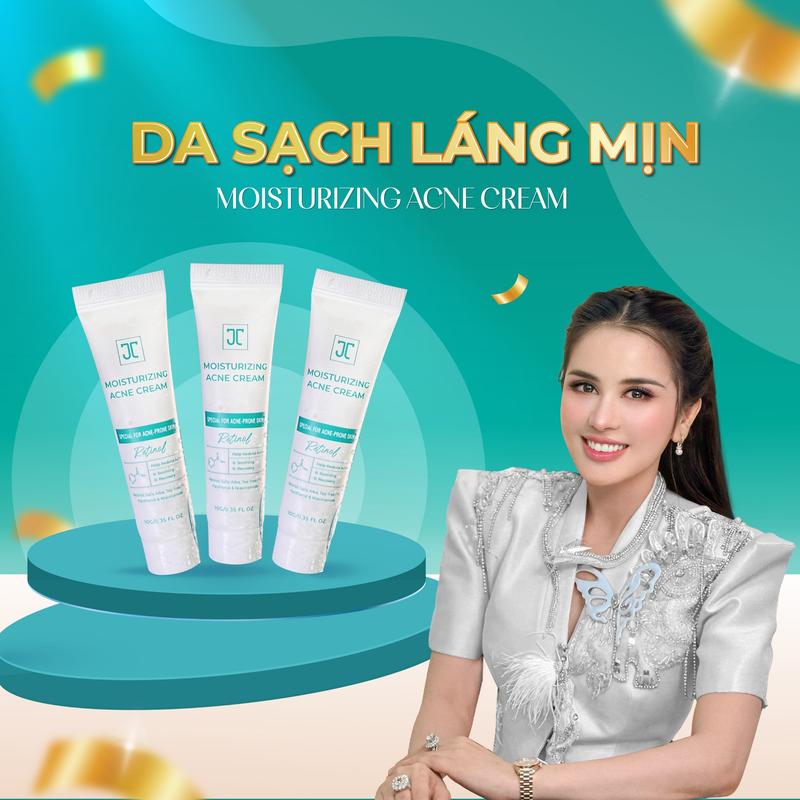  JT02 - Tuýp kem hỗ trợ giảm mụn Nhã Lê - Moisturizing Acne Cream Skincare Chăm Sóc Da Làm Đẹp Da 