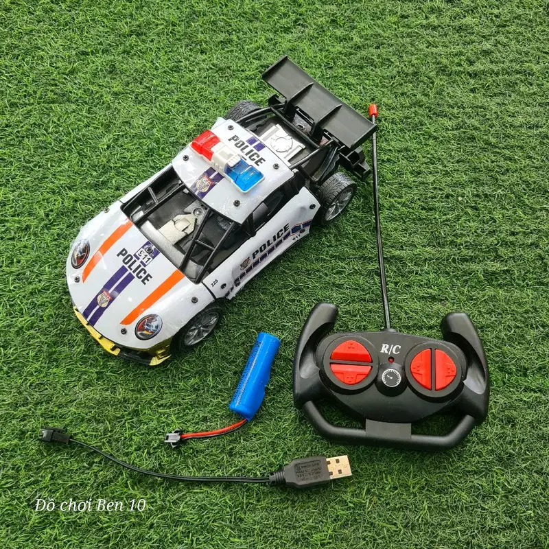 Đồ Chơi Xe Cảnh Sát Điều Khiển 9900-241A 4