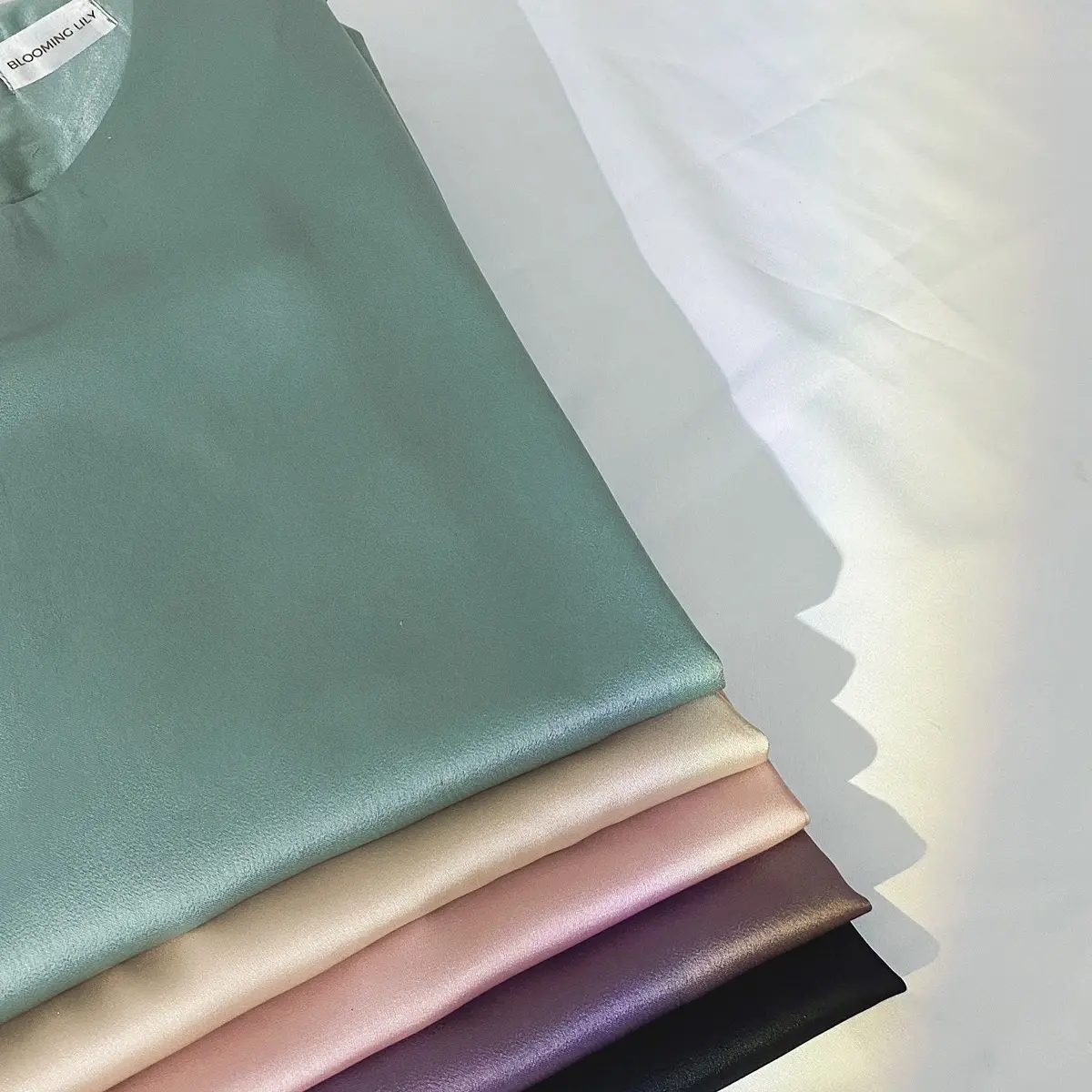 Irish tanktop bahan satin Polos
