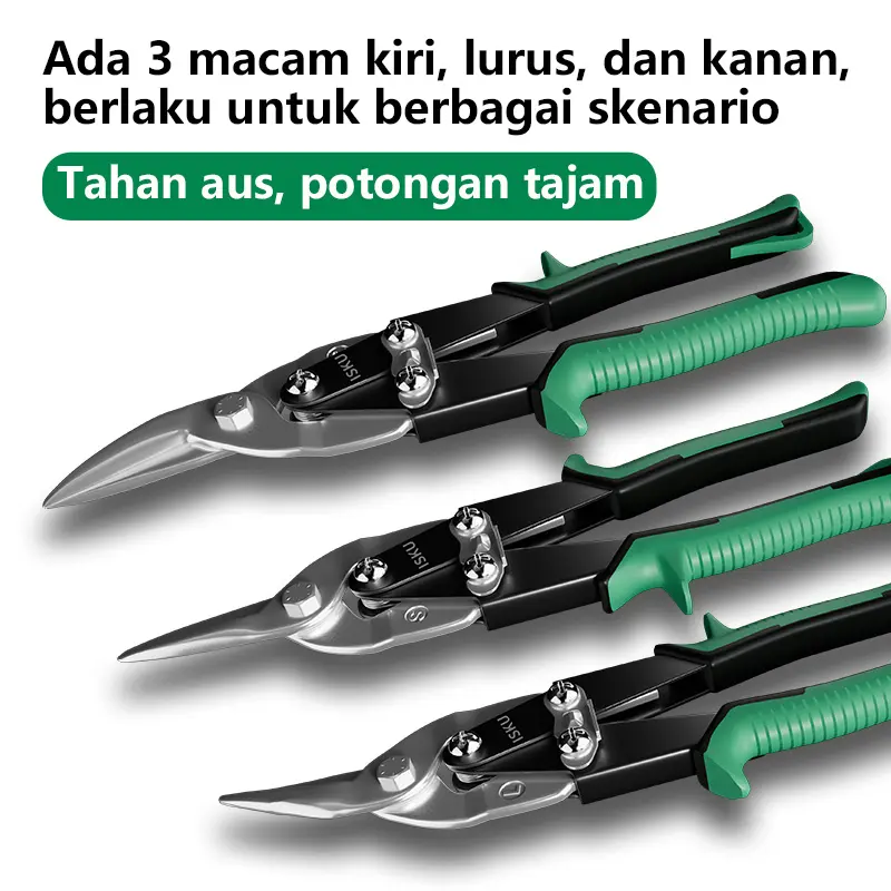 [ISKU] gunting seng serbaguna gunting penerbangan 10 inch gunting holo 3