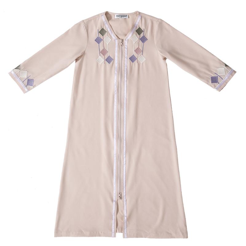 Product Introduction of Girls Kids Abaya Dress Clothing,Floral Printed Gown Children Robe 18