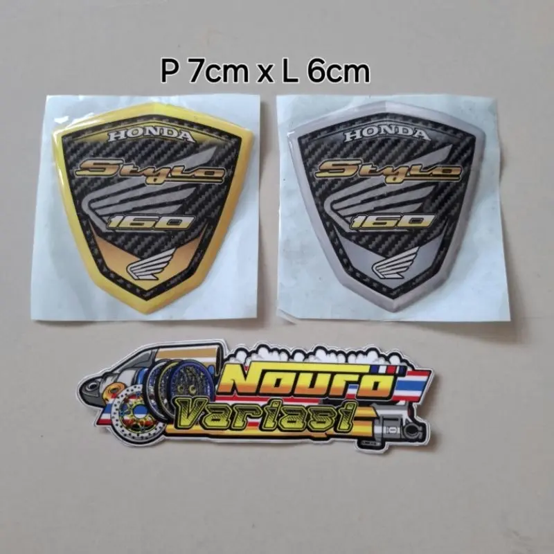 Cs Emblem honda stylo 160 segitiga timbul berkualitas striping - Shop ...