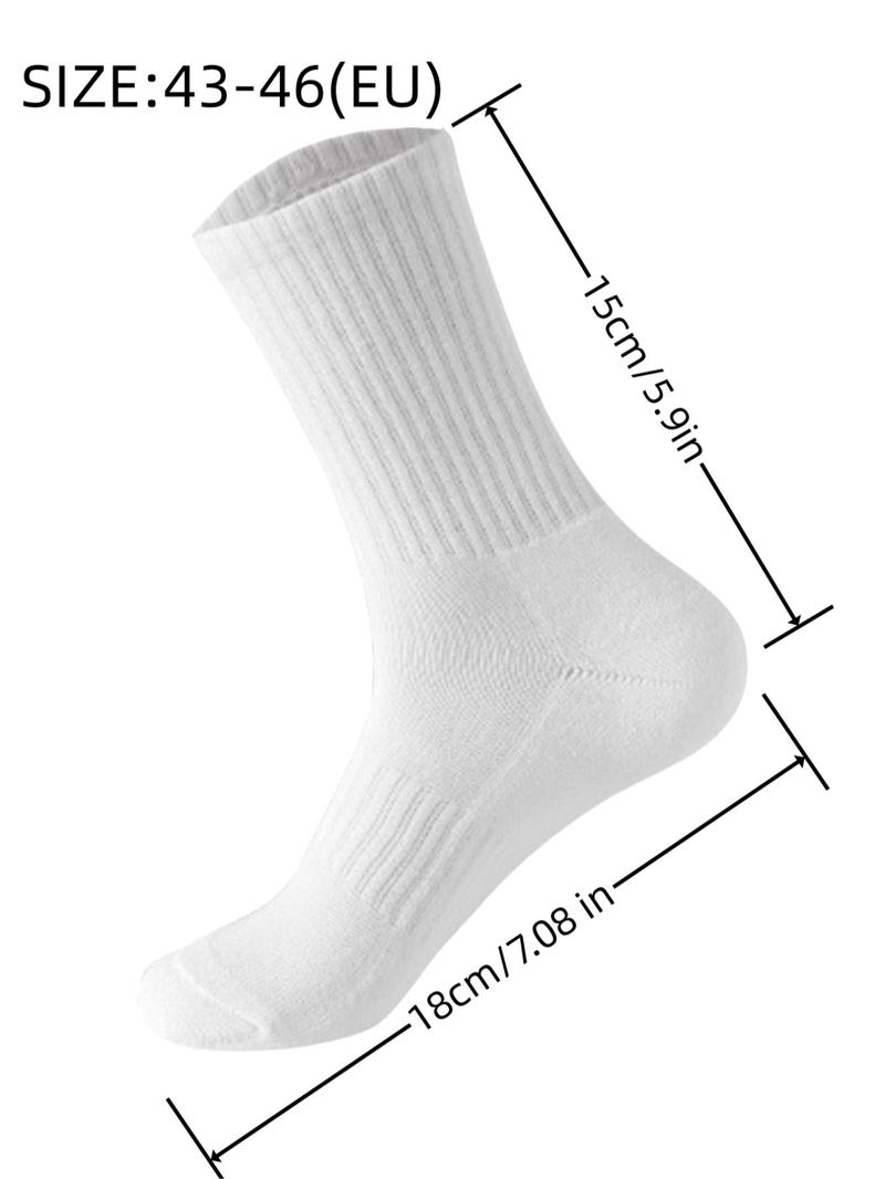 Product Introduction of Men's Cross Print Crew Socks, Casual Moisture Wicking Mid Tube Socks, Soft Comfy Breathable Socks for All Seasons Daily Wear 8