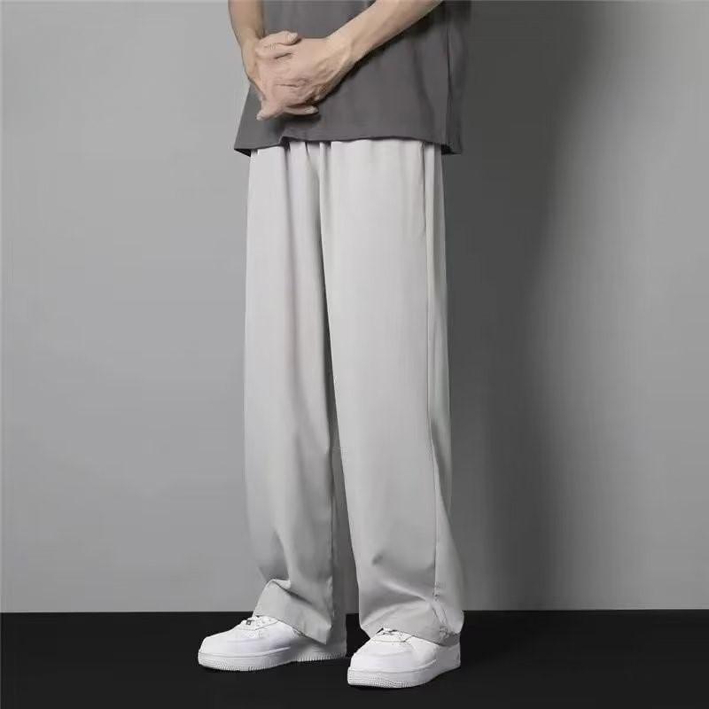 Chotoya men's trouser Korean baggy pants Taslan casual pants for men Menswear Lingerie Pocket Beige Plain Tropical 6
