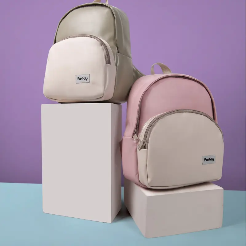 Paddy Small Kelly Two Tone Backpack - Paddybag Tas Mini Ransel Wanita Serbaguna Pink 7