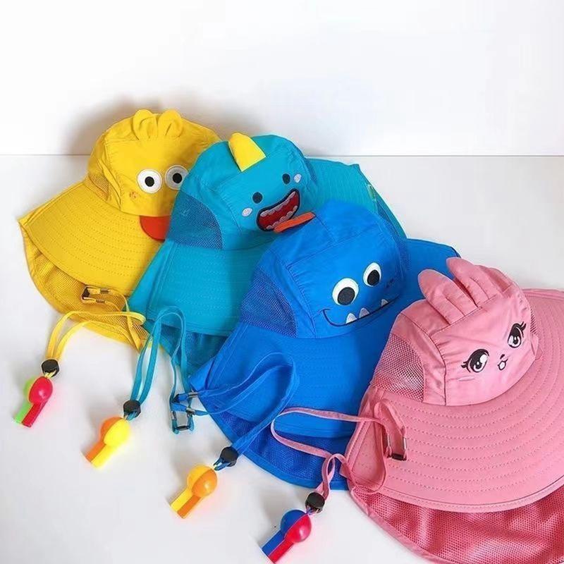 Product Introduction of Mũ Bucket Cho Em Bé Mùa Hè, Mũ Chống Nắng Đi Biển, Thoáng Khí, Thiết Kế Hoạt Hình, Mũ Ngư Dân Cho Trẻ Em, Che Tai Cổ Ngoài Trời, Chống Tia UV, Thích Hợp Cho Trẻ Em, Mũ Đi Biển 32