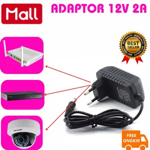 switching power adaptor cctv dvr router converter original charger 12V 2A