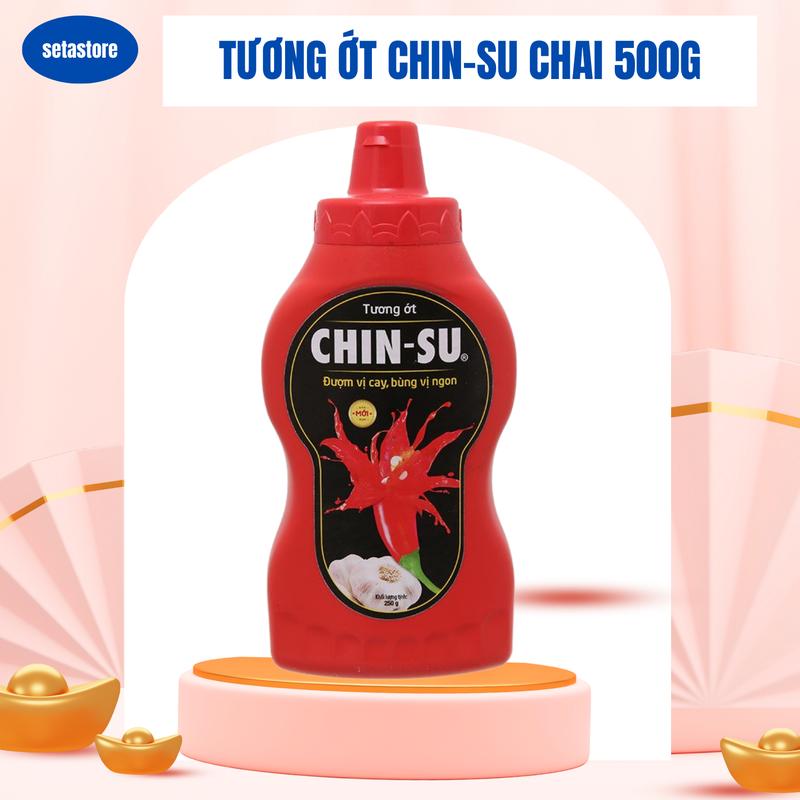 Tương ớt chin -su chai 500g l Nước Sốt Cay Gia Vị Chua