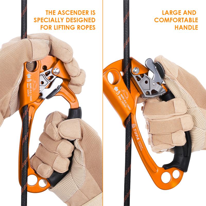 Product Introduction of Outdoor Hand Ascender Climbing Ascender 8-13mm Vertical Rope Access Climbing Rescue Caving 4