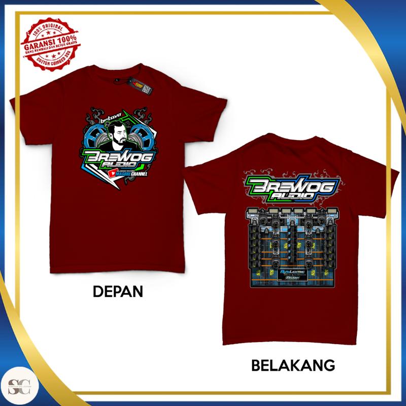 [SC] | Baju Kaos Anak Sound System Brewog Audio Sound Horeg Team Sotok 1-10 Tahun Laki-laki Full Logo | Cotton Combed 30s 7
