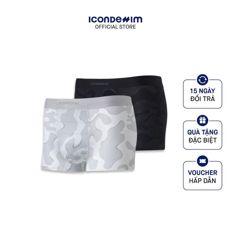 Quần Boxer Nam Họa Tiết Camo Form Trunks BXID0051