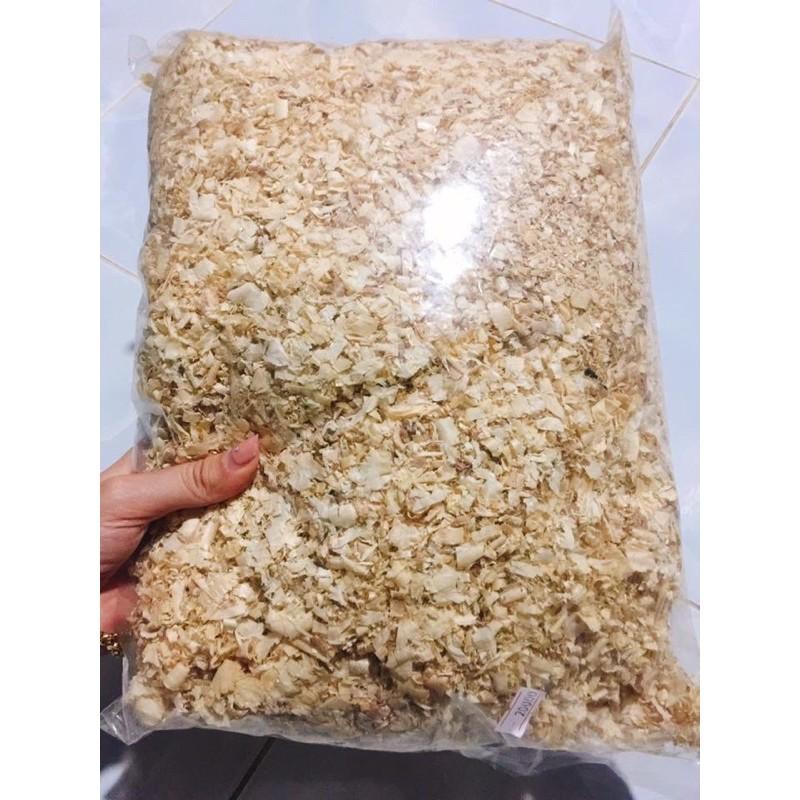 Mùn Cưa Thơm Sàn Lọc 0,5kg Hamster Thỏ Bọ Nhím Sóc Chim viên nén mùn cưa