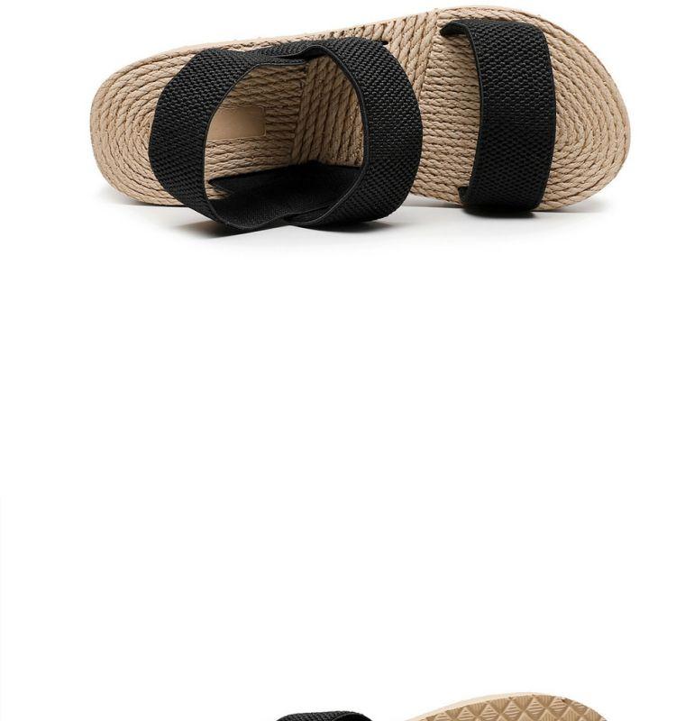 Product Introduction of 2025 Women's Outdoor Sandals Summer New Korean Style Fashionable Cross Strap Fashionable Platform Roman Shoes Sandals 27