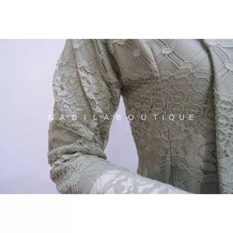Kebaya Tunik / Tunik Tulle / Kebaya modern / Kebaya tile / Kebaya Kutubaru / Batik Couple Atasan Cantik Keluarga 4