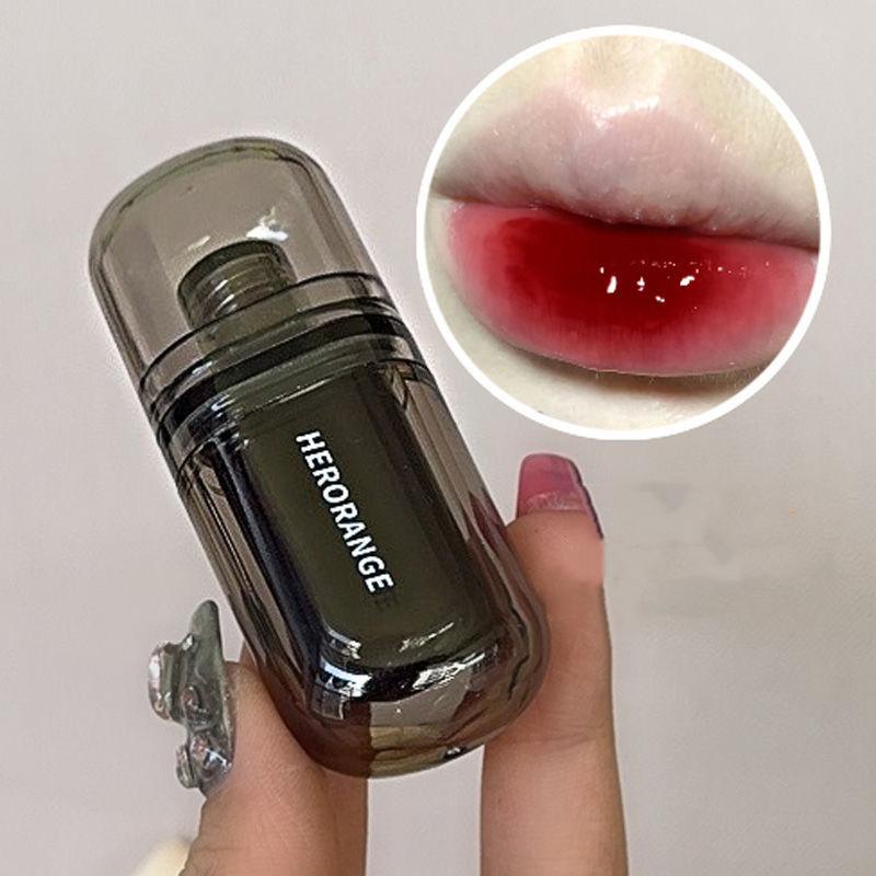 Son Kem Bóng Tráng Gương, Herorange, Ánh Sáng Nước, Dưỡng Ẩm, Không dính cốc, Son Môi Làm Trắng, Son Bóng