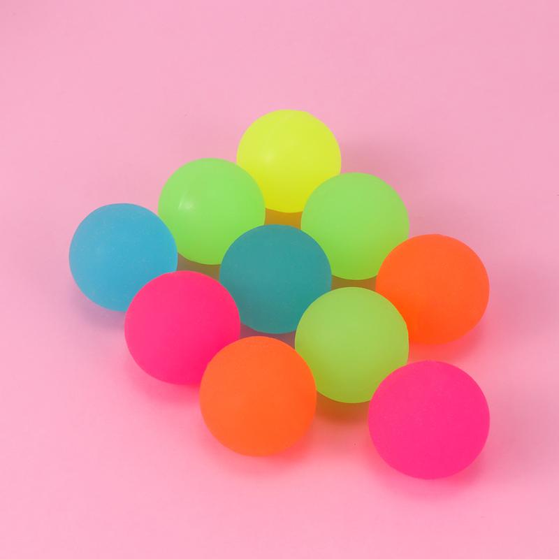 Product Introduction of 1PC Colorful Bouncing Rubber Balls Children Toy Boy Outdoor Kids Sports Games Elastic Jumping Balls Anti Stress Educational Toys 32