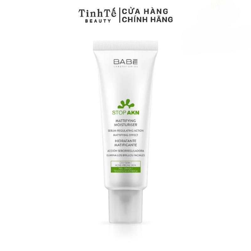 Kem dưỡng cho da dầu BABE Stop AKN Mattifying Moisturiser 50ml Làm Đẹp Da Dưỡng Ẩm Da Chăm Sóc Da