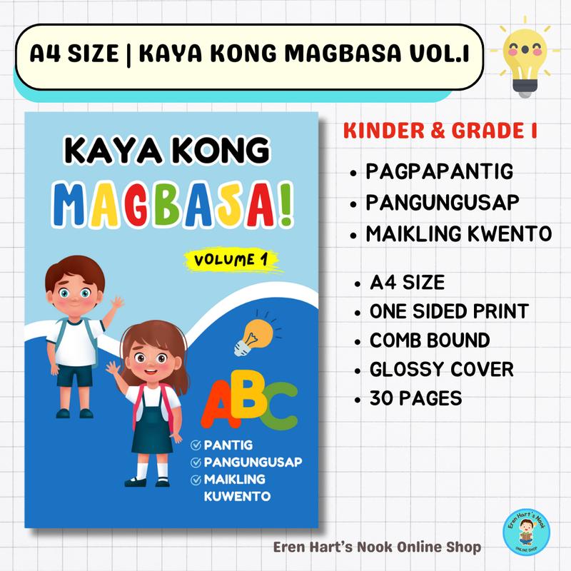 KAYA KONG MAGBASA VOL 1 | PAGBASA SA FILIPINO | GRADE 1 AND GRADE ...