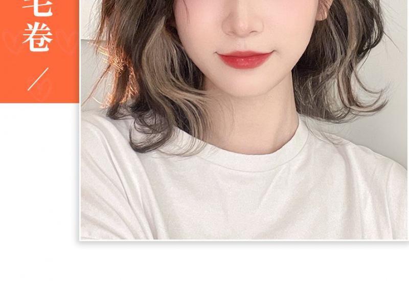 Product Introduction of Wig Women's Short Hair New Curly Hair Simulation Real Hair Hairstyle Full Head Cap Small Curls Wig Sheath 1
