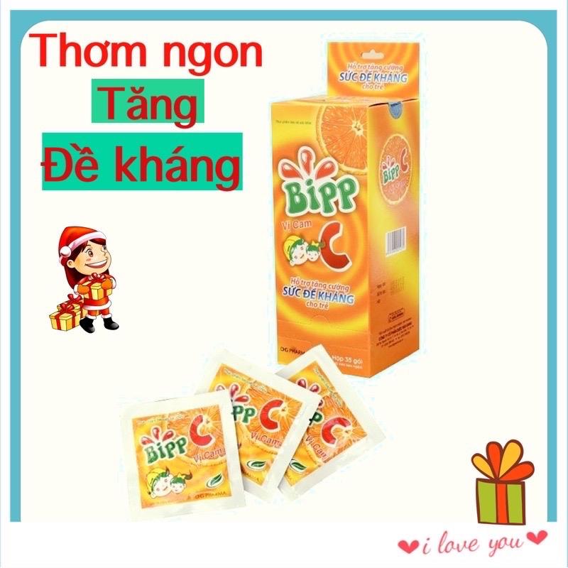  ￼Kẹo xê ngậm Bipp C vị cam viên c ngậm tuổi thơ bổ sung vitamin C tăng sức đề kháng thơm miệng Candy Snack Thức Ăn Food 