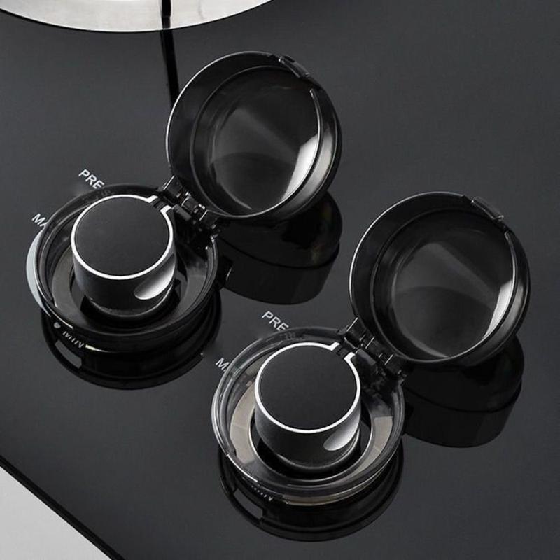 Product Introduction of Natural Gas Switch Protector Cooker Protector Gas Stove Knob Cover Security Protection Guard Switch Cover Non-slip Anti-dirty Stove Knob Protective Cover Kitchen 14