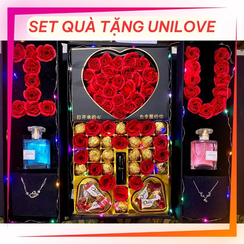 Hộp quà Tình yêu UniLove, Hộp quà Sang trọng, tinh tế dành bạn gái, người yêu